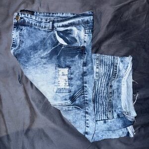 Men’s Encrypted Blue Denim Jeans